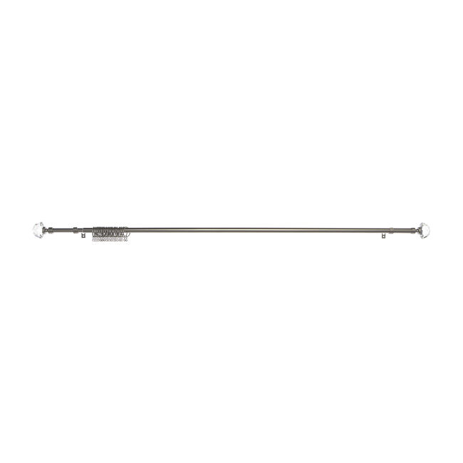 Extendable Curtain Pole with Diamond end 170-300cm