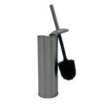 Spiral Embossed Toilet Brush - Stainless Steel