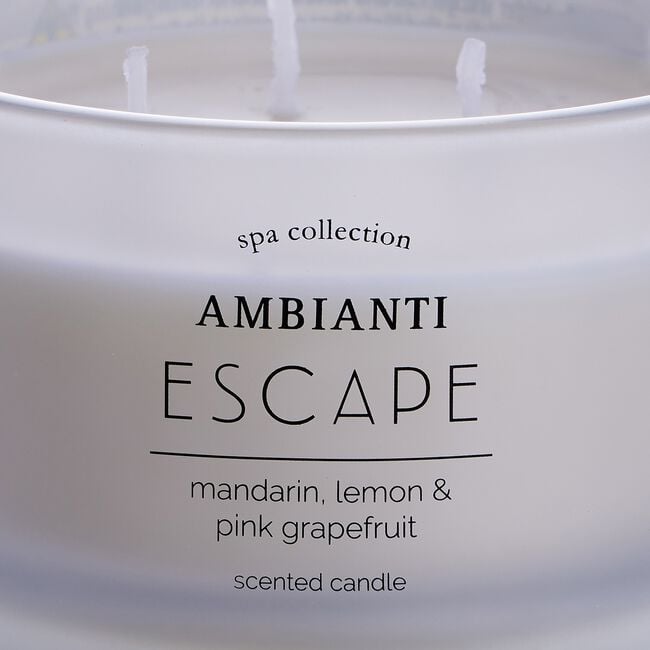 Ambianti Spa Collection Escape 3 Wick Candle