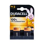 Duracell Plus 9V Batteries 2 Pack