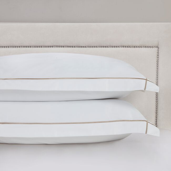 Oxford Pillowcase Pair Cross Border Mink 400TC