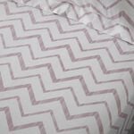 HANNAH GREY/ GREEN Double Fitted Sheet