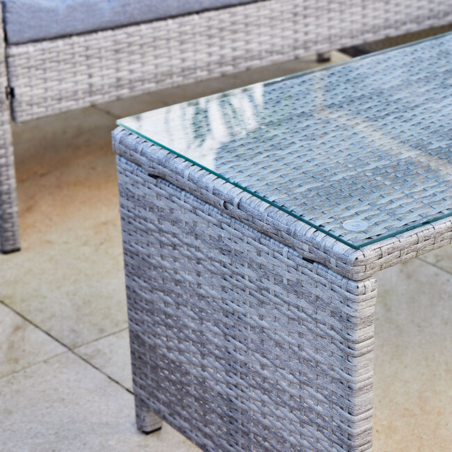 Salerno 4 Piece Rattan Lounger Set