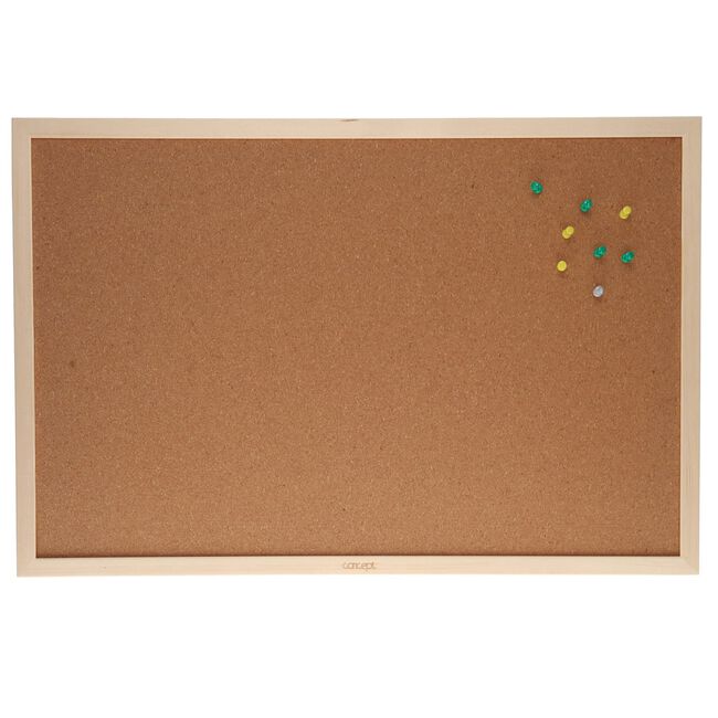 Concept Memo & Notice Cork Board 60cm x 40cm