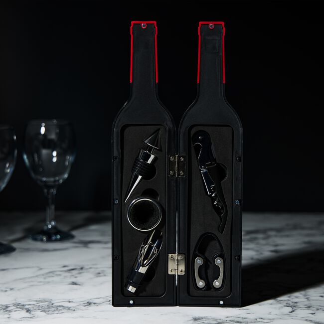 Cashel Living 5 Piece Wine Bottle Accessory Set