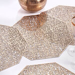 Hexagon Placemat - Gold