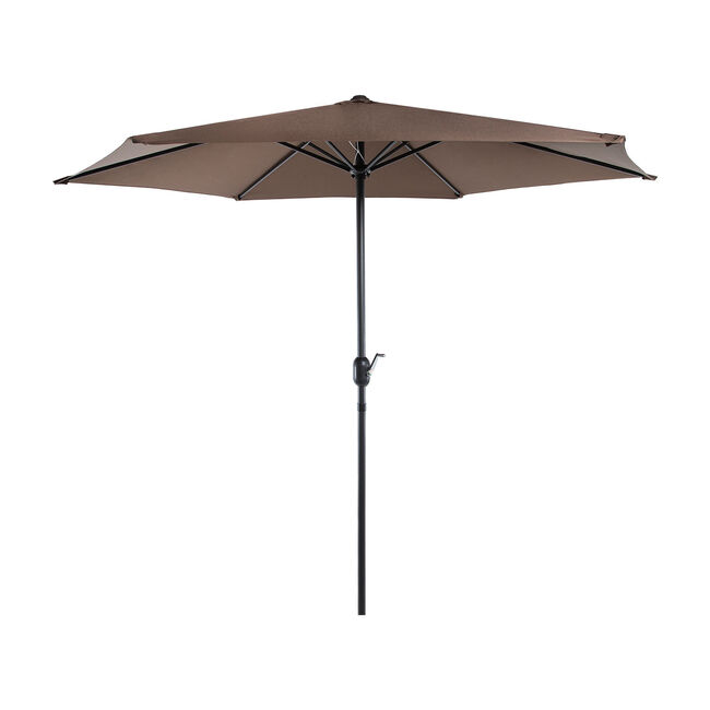 2.7M Crank Sun Parasol - Brown