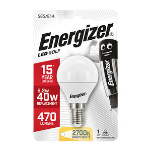 Energizer E14 LED Golf Bulb Opal 5.9W (EQ40W)