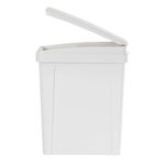 Casa Snow White Slim Swing Bin 25L
