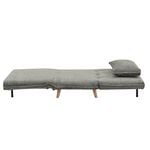 Lara Grey Convertible 191x108cm Sofa Bed