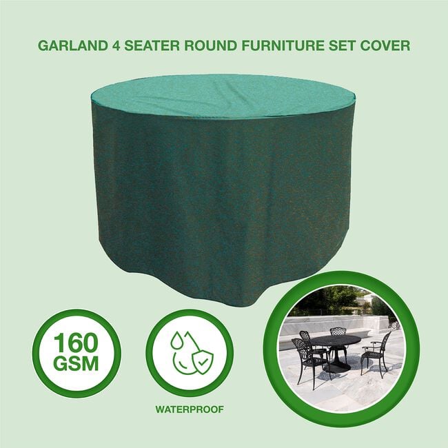 Garland 4-6 Seater Round Furniture Set Cover