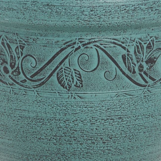 Roman Stone Green Plant Pot