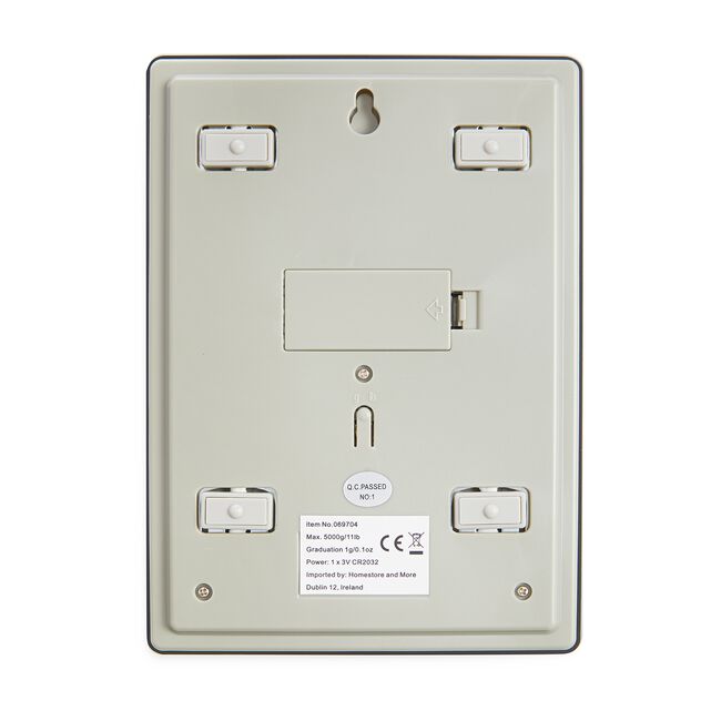 Camry Black Rectangular Digital Kitchen Scale