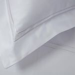 KING SIZE DUVET COVER Double Stitch White