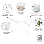Brabantia 22m Drying Rack White