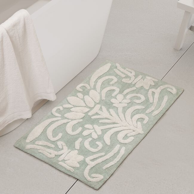 Damask Sage Bath Mat 50cm x 80cm