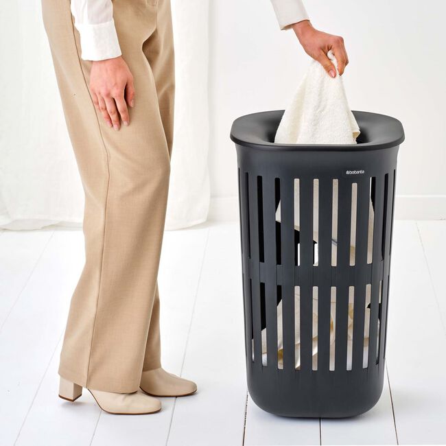Brabantia Collect-It Laundry Basket 55L Black