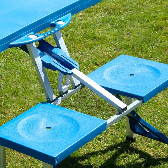 Folding Picnic Table With 4 Seats