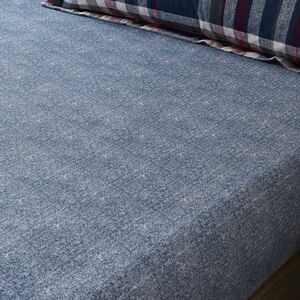BRUSHED COTTON MATTHEWS CHECK Single Fitted Sheet