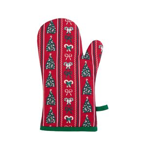 Festive Wrapping Single Oven Glove