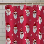 Catherine Lansfield Christmas Santa Shower Curtain
