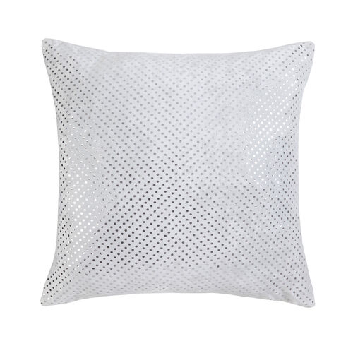 FOIL PRINT VELVET WHITE 45x45 Cushion