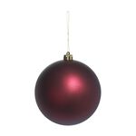 3 PACK 12CM Burgundy Baubles