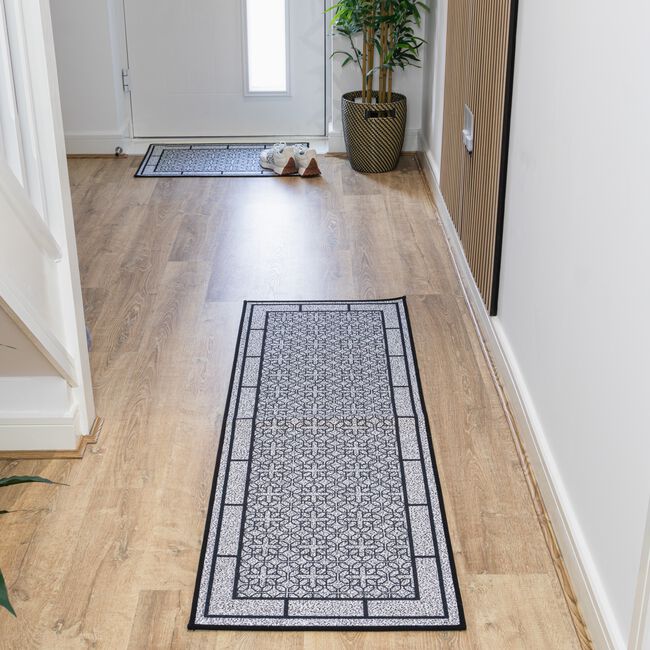 JVL Avanti Grey Runner 50cm x 150cm