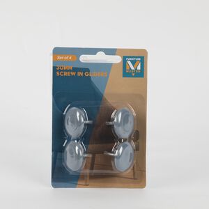 30mm Screw In Furniture Gliders