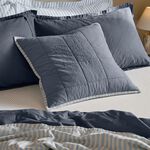 HEBDEN STRIPE DENIM BLUE 55X55 Cushion 
