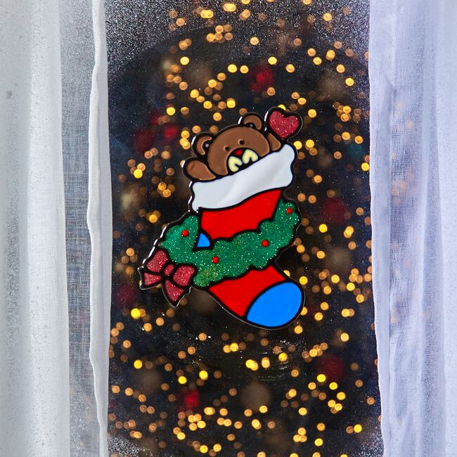 Christmas Stocking Window Sticker