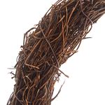 White Floral Wicker Wreath