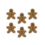 Happy Gingerbread Edible Cake Toppers
