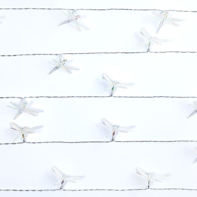 20 Dragonfly Solar String Lights