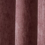 BLACKOUT & THERMAL HERRINGBONE BLUSH 66x54 Curtain