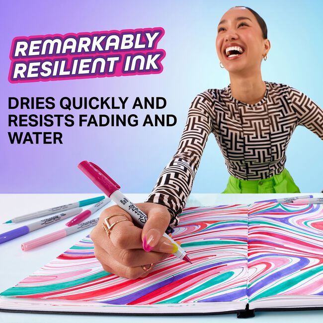 Sharpie Electro Pop Permanent Marker Set