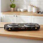 Nordhaus Black Double Hot Plate
