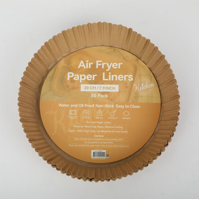 Kitchen Classic 50-Pack Round Air Fryer Liners