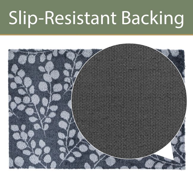 JVL Branches Black/Grey Mega Mat 50cm x 75cm