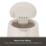 HAMILTON BEACH ESSENTIALS 1.7L WHITE Rapid Boil Kettle