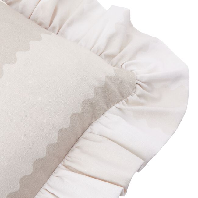 WYLDER BIRDIE STRIPE OAT/MILK 45X45 Cushion
