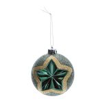 6-Pack Green Luxury Bauble Set