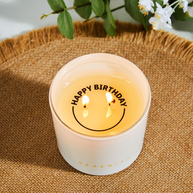 Hidden Message Happy Birthday Candle 250g