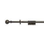 Extendable Curtain Pole with Ball end 120-210cm