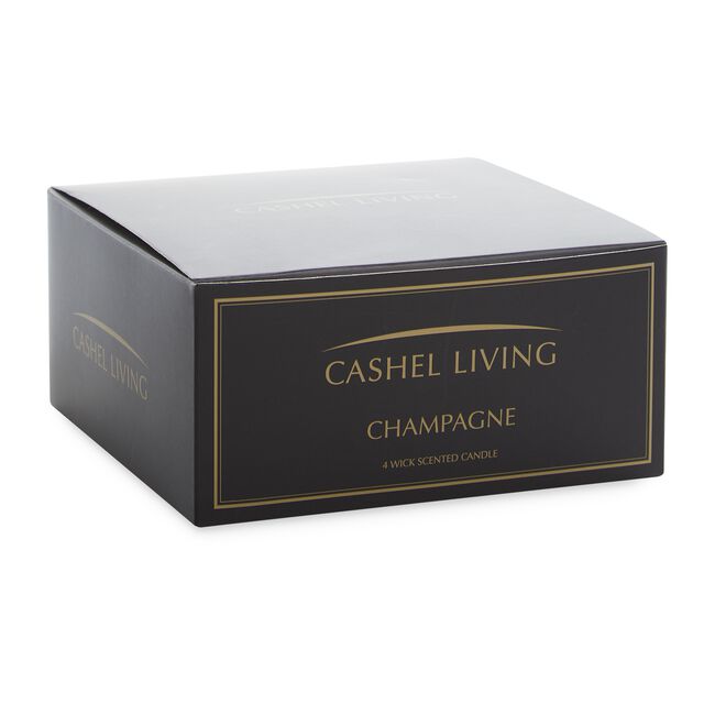 Cashel Living Champagne 4 Wick Candle