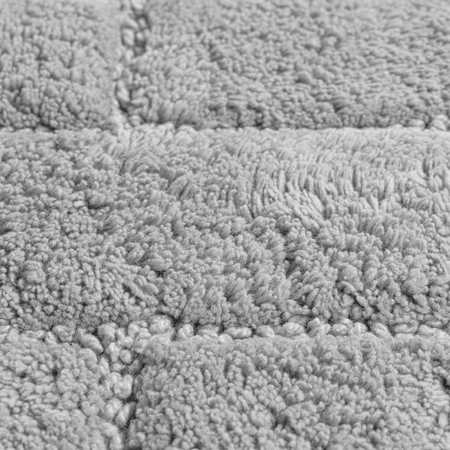 COTTON BRICK DOVE GREY 50x80 Bath Mat