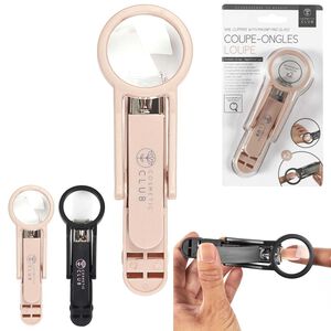 Cosmetic Club Nail Clippers With Magnifying Glass