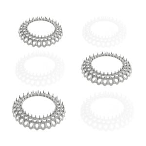 Vanity Sink Plug Hair Catcher 6 Pack