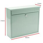 Steel Letterbox Elegance Chartwell Green 