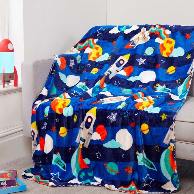 Groovy Space Throw 120cm x 150cm
